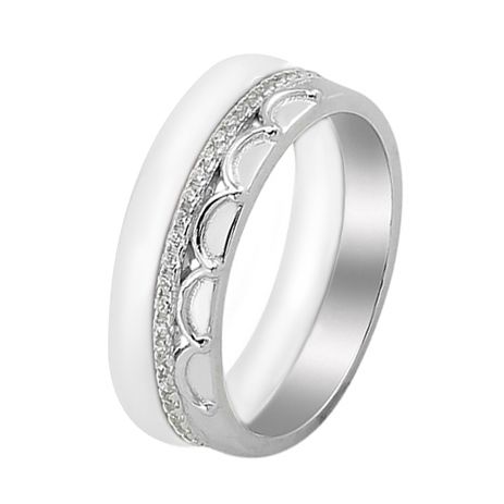 Серебряное кольцо с керамикой – Mirserebra925.ru