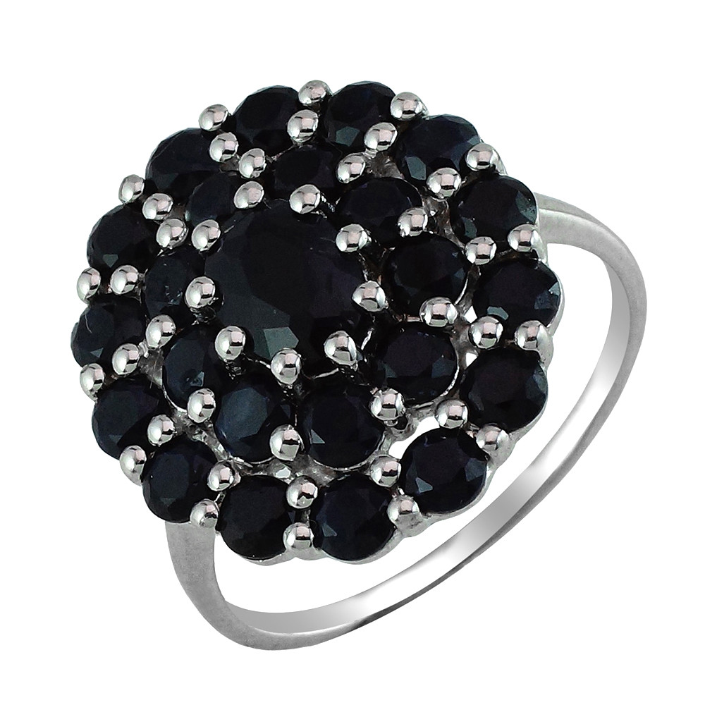 Серебряное кольцо с сапфиром – Mirserebra925.ru