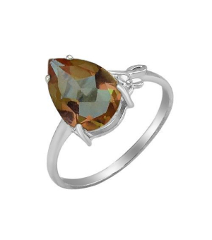 Серебряное кольцо с султанитом ‒ Mirserebra925.ru