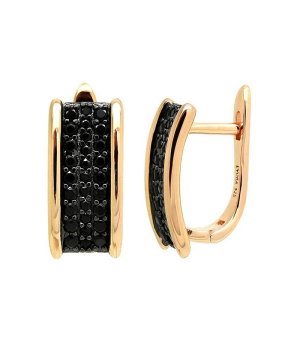 Серебряные серьги с цирконом ‒ Mirserebra925.ru