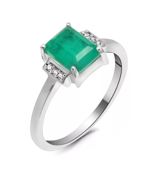 Серебряное кольцо с турмалином ‒ Mirserebra925.ru