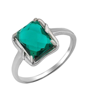 Серебряное кольцо с аквамарином ‒ Mirserebra925.ru