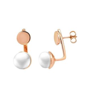 Серебряные серьги с жемчугом ‒ Mirserebra925.ru