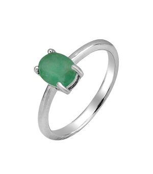 Серебряное кольцо с изумрудом – Mirserebra925.ru