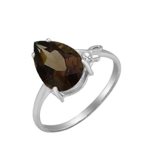 Серебряное кольцо с раухтопазом – Mirserebra925.ru