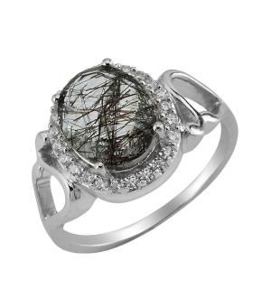 Серебряное кольцо с кварцем – Mirserebra925.ru