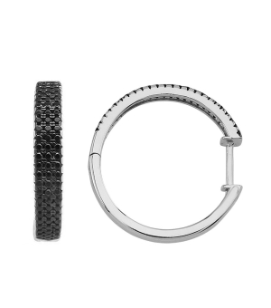 Серебряные серьги с цирконом ‒ Mirserebra925.ru