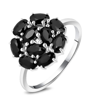 Серебряное кольцо с сапфиром – Mirserebra925.ru