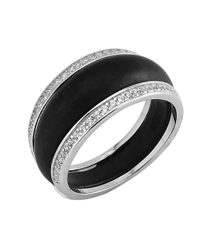 Серебряное кольцо с керамикой – Mirserebra925.ru