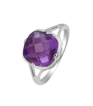 Серебряное кольцо с александритом ‒ Mirserebra925.ru