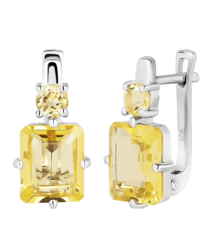 Серебряные серьги с диаспором ‒ Mirserebra925.ru