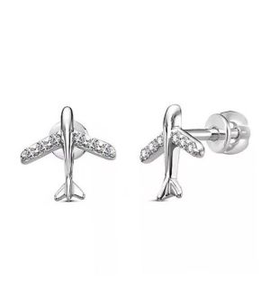 Серебряные серьги с цирконом ‒ Mirserebra925.ru