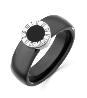 Серебряное кольцо с керамикой – Mirserebra925.ru