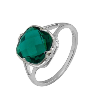 Серебряное кольцо с аквамарином ‒ Mirserebra925.ru