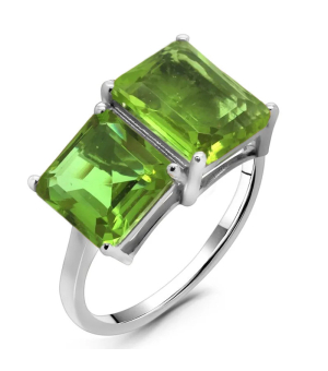 Серебряное кольцо с султанитом ‒ Mirserebra925.ru