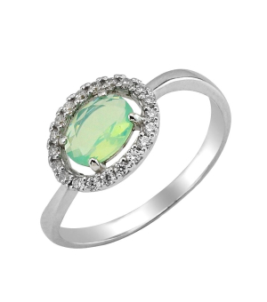 Серебряное кольцо с лунным камнем – Mirserebra925.ru