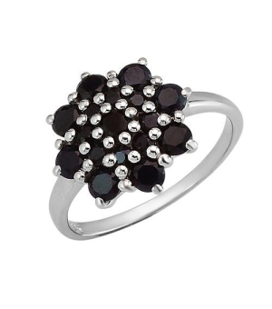 Серебряное кольцо с сапфиром – Mirserebra925.ru