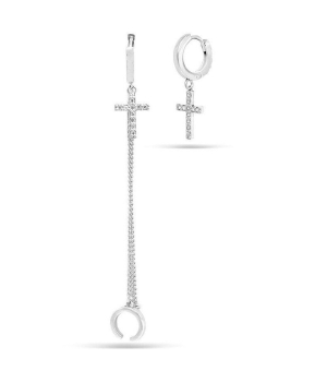 Серебряные серьги с цирконом ‒ Mirserebra925.ru