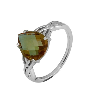 Серебряное кольцо с султанитом ‒ Mirserebra925.ru