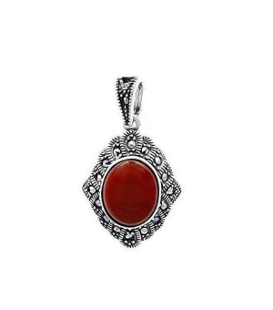 Серебряная подвеска с марказитом ‒ Mirserebra925.ru