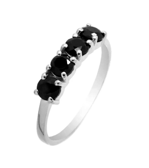 Серебряное кольцо с сапфиром – Mirserebra925.ru