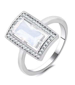 Серебряное кольцо с лунным камнем – Mirserebra925.ru