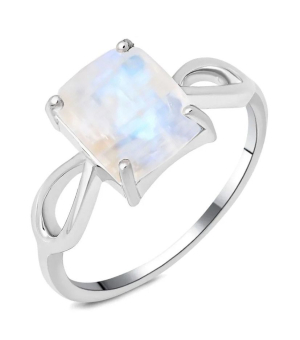 Серебряное кольцо с лунным камнем – Mirserebra925.ru