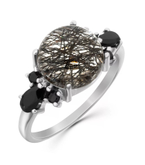 Серебряное кольцо с кварцем – Mirserebra925.ru