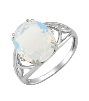 Серебряное кольцо с лунным камнем – Mirserebra925.ru