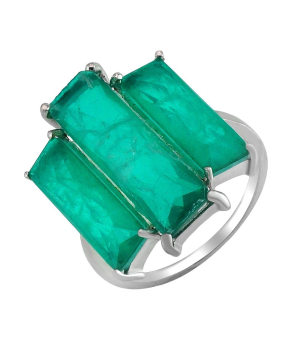 Серебряное кольцо с турмалином ‒ Mirserebra925.ru