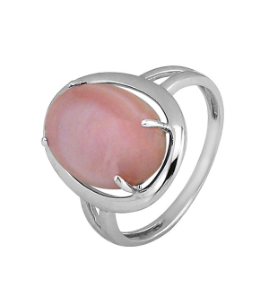 Серебряное кольцо с перламутром ‒ Mirserebra925.ru
