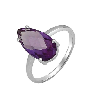 Серебряное кольцо с александритом ‒ Mirserebra925.ru