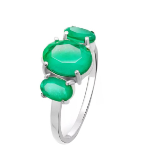 Серебряное кольцо с турмалином ‒ Mirserebra925.ru