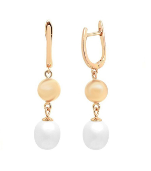 Серебряные серьги с жемчугом ‒ Mirserebra925.ru