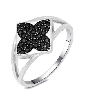 Серебряное кольцо со шпинелью ‒ Mirserebra925.ru