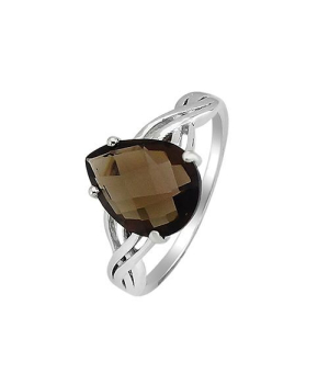 Серебряное кольцо с раухтопазом – Mirserebra925.ru