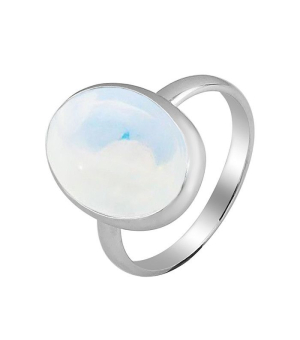 Серебряное кольцо с лунным камнем – Mirserebra925.ru
