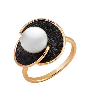 Серебряное кольцо с эмалью ‒ Mirserebra925.ru