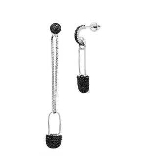 Серебряные серьги с цирконом ‒ Mirserebra925.ru