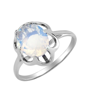 Серебряное кольцо с лунным камнем – Mirserebra925.ru