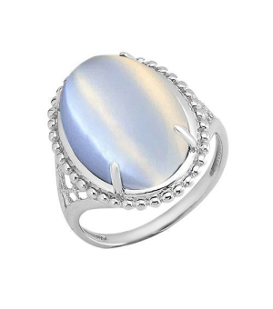 Серебряное кольцо с лунным камнем – Mirserebra925.ru