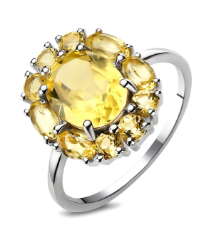 Серебряное кольцо с диаспором ‒ Mirserebra925.ru