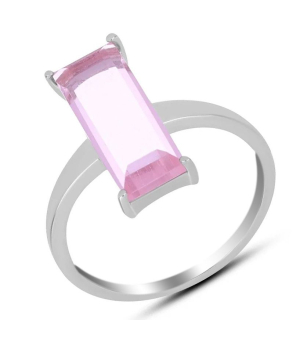 Серебряное кольцо с морганитом – Mirserebra925.ru