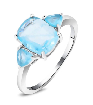 Серебряное кольцо с турмалином ‒ Mirserebra925.ru