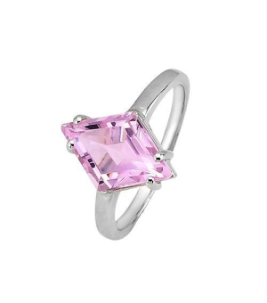 Серебряное кольцо с морганитом – Mirserebra925.ru