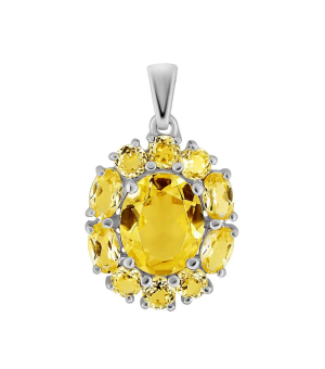 Серебряная подвеска с диаспором ‒ Mirserebra925.ru