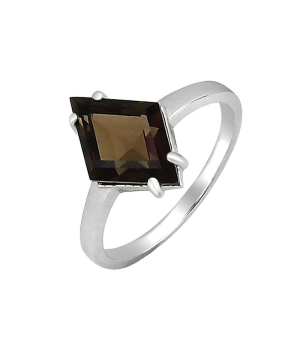 Серебряное кольцо с раухтопазом – Mirserebra925.ru