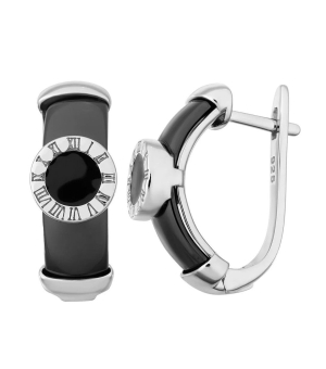 Серебряные серьги с керамикой – Mirserebra925.ru