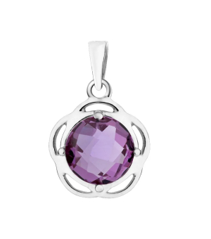 Серебряная подвеска с александритом ‒ Mirserebra925.ru