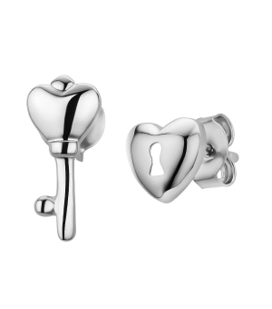 Серебряные серьги без вставок ‒ Mirserebra925.ru